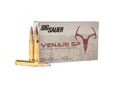 Sig Sauer Venari .30-06 Springfield 165 gr Ammo SP - 20rds - V3006SP16520