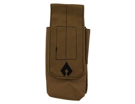 Advance Warrior Solutions 600D Nylon Single Magazine Pouch, Tan - ARSMPTN