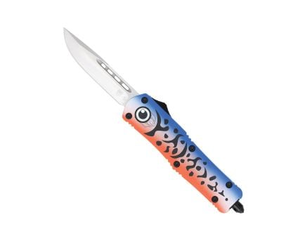CobraTec Knives FS-3 Fishing Lure Medium OTF Drop Point Knife Dive into Blue - MFLBLUFS-3DNS