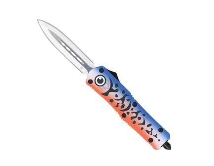 CobraTec Knives FS-3 Fishing Lure Medium OTF Dagger Knife Blue Waters Await - MFLBLUFS-3DAGNS