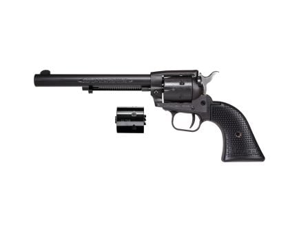Heritage Manufacturing Rough Rider .22LR/.22 WMR Revolver 6.50" 6rds, Black Satin - SRR22MBS6PG