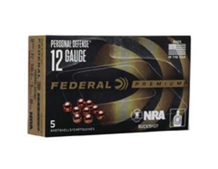 Federal Premium Personal Defense 12 Gauge 2.75" 00 Buck 9 Pellets - 5rds - PD132NRA