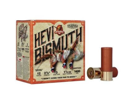 Hevishot HEVI-Bismuth Upland 12 Gauge 2.75" #3 1.25 oz - 25rds - HS14713