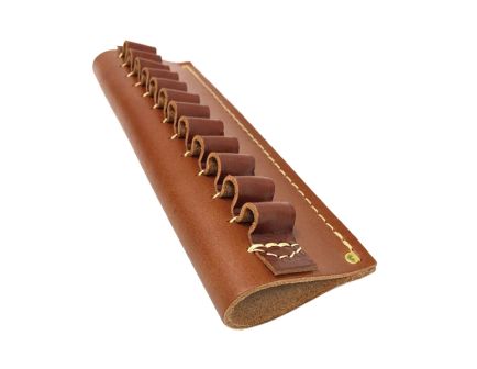 Hunter Company Full-Grain Leather 12 Loop Rifle/Handgun Cartridge Belt Slide, Chestnut Tan - 0522