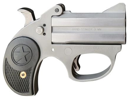 Bond Arms Stinger .22LR Derringer Handguns, 3" Barrel, Silver - BASRS22LR