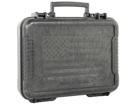 Outdoor Connection Polypropylene USA Flag Handgun Case in Black - Patriotic Handgun Storage - 10017