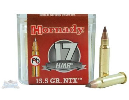 Hornady 17 HMR 15.5gr NTX Rimfire Varmint Express Ammunition 50rds - 83171