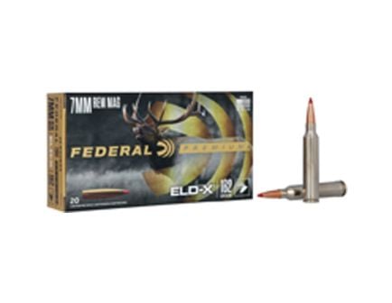Federal Premium 7mm Remington Magnum 162 gr Ammo ELD-X - 20rds - P7RELDX1