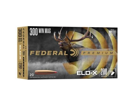 Federal Premium .300 Win Mag 200 gr Ammo ELD-X - 20rds - P300WELDX1