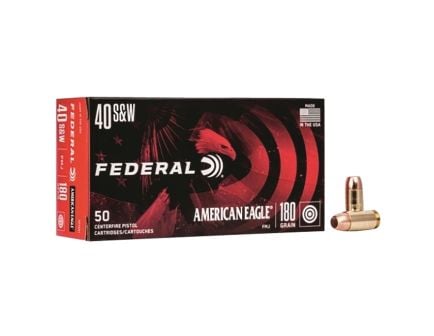 Federal Gold Medal .40 S&W 180 gr Ammo FMJ - 50rds - GM40AP1