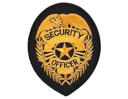 Rothco Security Patch - Black - Gold