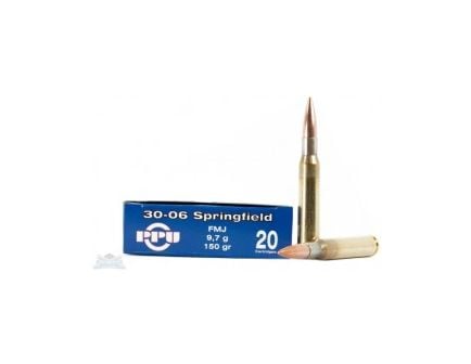 PRVI Partizan 30-06 150gr FMJ "M1 Garand" Ammunition 20rds - PP3.48