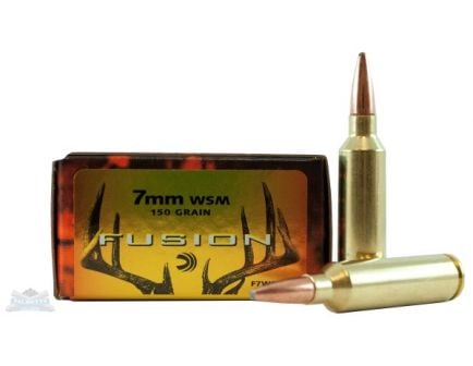 Federal 7mm WSM 150gr Fusion Ammunition 20rds - F7WSMFS1