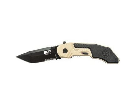 Smith & Wesson M&P Assisted Folding Knife Tanto, Tan - SWMP3BSDCP