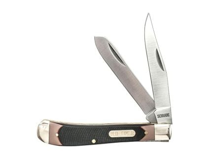 Old Timer 94OT Folding Pocket Knife, Clip Point and Spey Blades in Black and Tan - 1135990