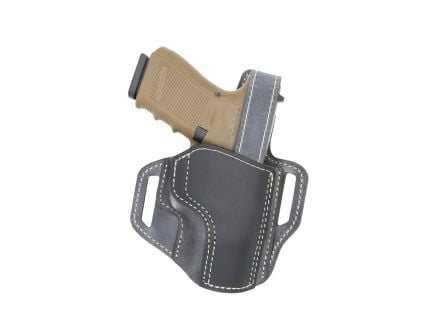 Versacarry Trooper Beretta 92FS Leather OWB Holster Right 03, Black/Gray - TR32131