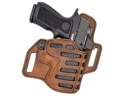 Versacarry Compound Beretta 84F Leather OWB Holster Right 03, Brown - C22132