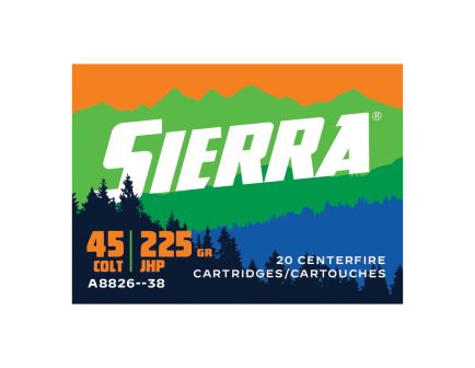 Sierra Sport Master .45 Long Colt 225 gr Ammo JHP - 20rds - A882638