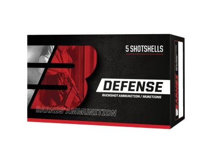 Barnes Bullets Defense 12 Gauge 2.75" 00 Buck 8 Pellets - 5rds - 32010