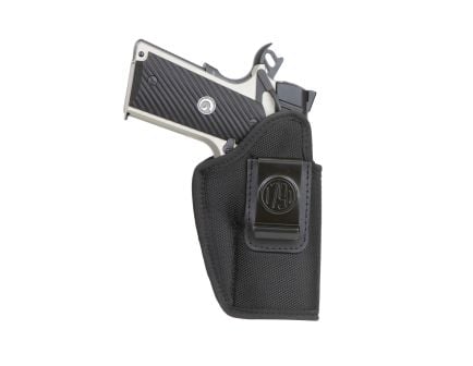 1791 Gunleather Premium Ballistic Nylon Left Hand IWB Holster Size 4, Black - PNIWB4BLKL