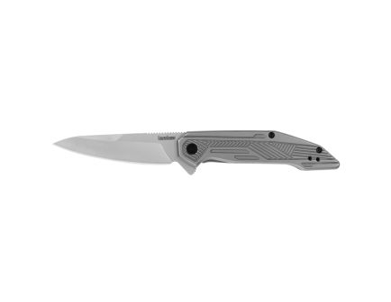 Kershaw Terran Pocket Folding Knife Drop Point, Silver - 2080