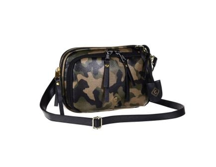 Girls with Guns PU Leather Concealed Casual Tomboy Clutch Purse Small, Camo - 90-90