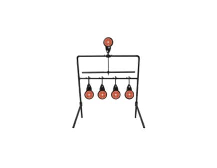 Champion Targets Auto Reset Five Gong Target, Black/Orange - 40874