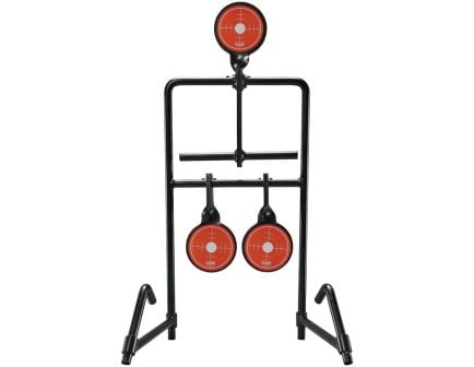 Champion Targets Auto Reset Triple Gong Target, Black/Orange - 40870