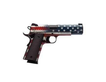 GForce Arms Balistik Defence Adam 1911 9mm 4.38" 9+1rds, USA Flag Cerakote - BS9SUSA