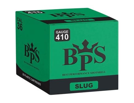 BPS .410 Bore 2.50" Rifled Slug 0.26 oz - 25rds - BPS410GA4/15OZSLUG