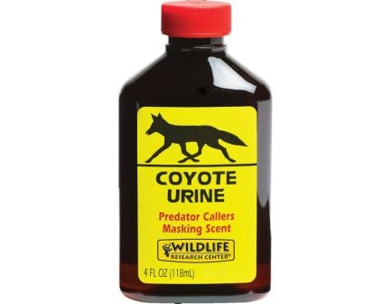 Wildlife Research Coyote Urine Hunting Scent, 4 fl oz Amber Bottle
