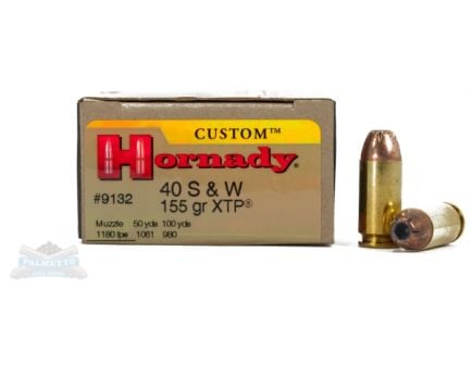 Hornady .40 S&W 155gr XTP Custom Pistol Ammunition 20rds - 9132