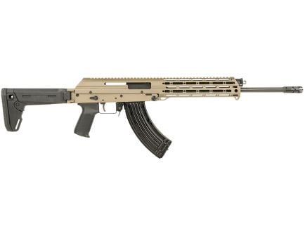 M+M Industries M10X 7.62x39mm 16.50" AK Rifle, Flat Dark Earth - M10X-PLUS FDE