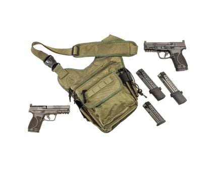 Smith & Wesson M&P M2.0 Bug Out Bundle 9mm 4" 23rd Pistol, Black