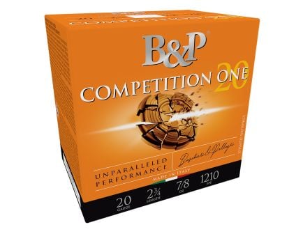 B&P Competition ONE  (Lead) 20 Gauge 2.75" 7/8 oz 8 Shot 25rds - 20B78CP8