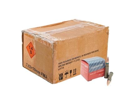Red Army Standard BSP 7.62x39mm 122 gr FMJ 1000rds