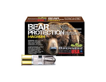 Brenneke Bear Protection Magnum 12 Gauge Shotshell Slug, 602 gr 5rds