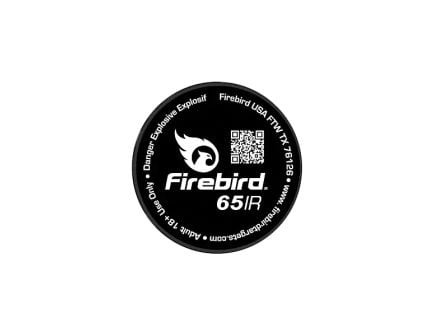 Firebird 65mm Instant Hit Recognition Flare Target 0.68" x 6.15", Black/White