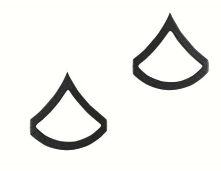 Rothco Private First Class Polished Insignia - Subdued