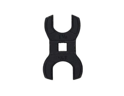 Wheeler 1-1/8" x 1-1/4" Barrel Nut Crowfoot Wrench, Black