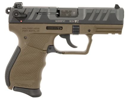 Walther Arms PD380 3.70" .380 ACP 9rd Pistol, Military Green - 5050515