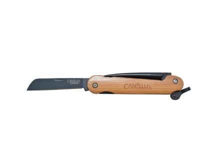 Camillus Marlinspike Folding Sheepsfoot Knife, Brown - CAM-18589-001