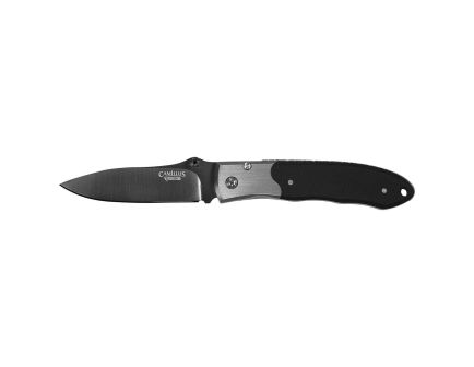 Camillus Pristine Folding Drop Point Knife, Black - CAM-18671