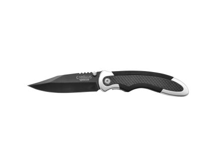 Camillus Chameleon Folding Drop Point Knife, Black - CAM-19079