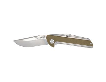 Camillus Seven Folding Clip Point Knife, Desert Tan - CAM-19195
