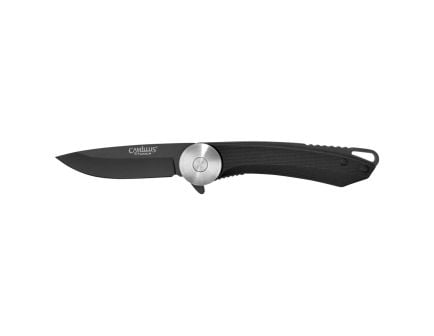 Camillus Cirque Folding Knife Drop Point Black - for Everyday Use - CAM-19640
