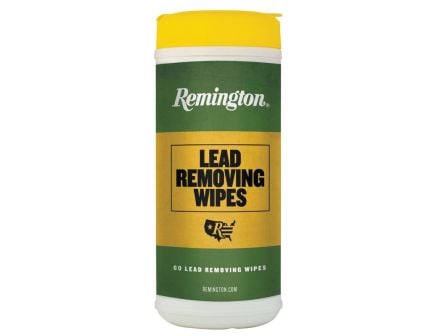 Remington 7" x 8" Lead Removing Wipes, Canister of 60