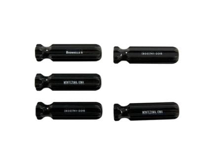 Brownells L2 Molded Plastic Tool Handle, Black Pack of 6