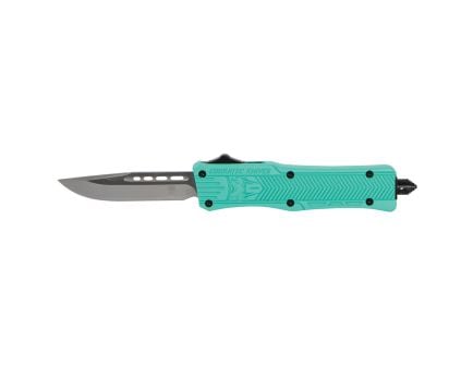 Cobra TEC Knives LLC CTK-1 Small OTF Knife Plain, Teal