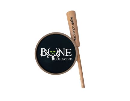 Bone Collector Lights Out Aluminum Turkey Pot Call, Black/Brown